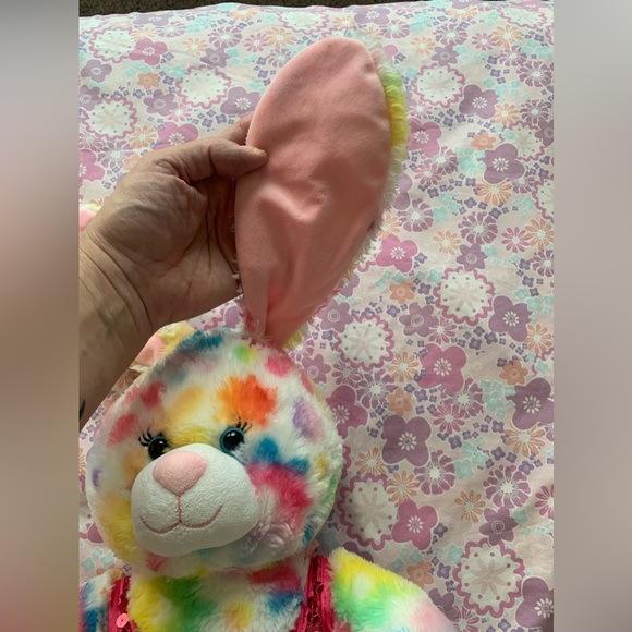 Vintage Build-a-bear plush rabbit with dress - Picture 5 of 9